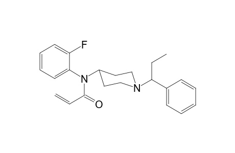 N-2-Fluorophenyl-N-[1-(1-phenylpropyl)piperidin-4-yl]prop-2-enamide