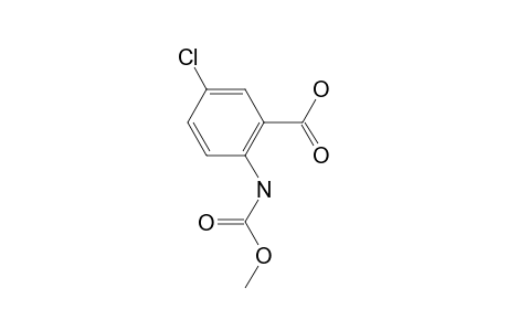 2-(carbomethoxyamino)-5-chloro-benzoic acid