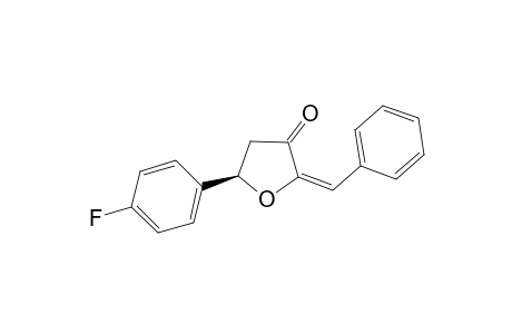(5R)-2-[(E)-Benzylidene]-3-oxo-5-(4-fluorophenyl)tetrahydrofuran