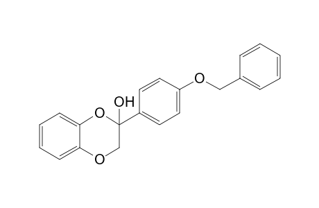 3-(4-benzoxyphenyl)-2H-1,4-benzodioxin-3-ol