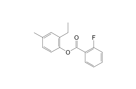 2-ethyl-4-methylphenyl 2-fluorobenzoate