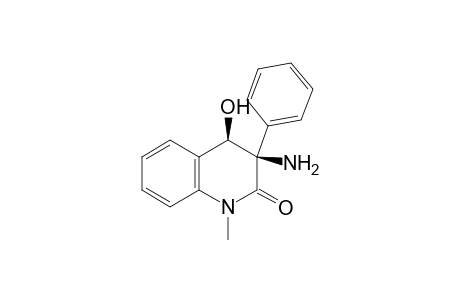 cis-3-Amino-3,4-dihydro-4-hydroxy-1-methyl-3-phenylquinolin-2(1H)-one