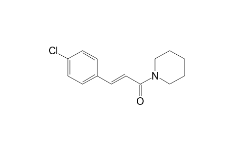 3-(p-Chlorophenyl)-(2E)-propenoic acid piperidide