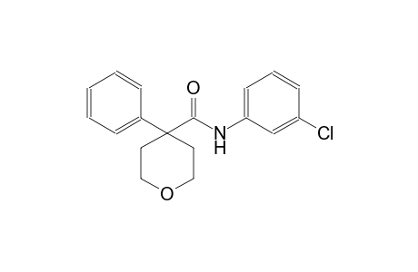 N-(3-chlorophenyl)-4-phenyltetrahydro-2H-pyran-4-carboxamide