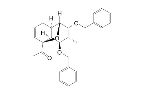 (+)-(1R,3S,7R,8S,9R,10R,11R)-3-Acetyl-9,11-dibenzyloxy-10-methyl-2-oxatricyclo[5.4.0.0(3,8)]undec-4-ene