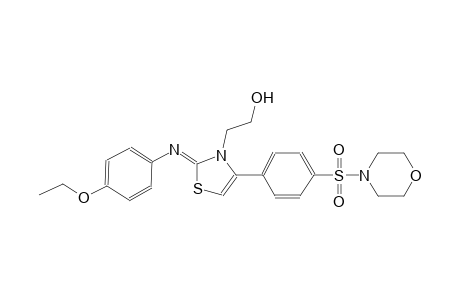 3-thiazoleethanol, 2-[(4-ethoxyphenyl)imino]-2,3-dihydro-4-[4-(4-morpholinylsulfonyl)phenyl]-, (2Z)-