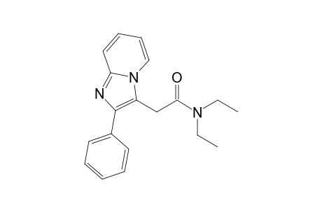 N,N-Di-n-ethyl-(2-phenylimidazo[1,2-a]pyridin-3-yl)acetamide