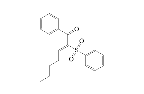 (Z)-1-Benzoyl-1-phenylsulfonyl-1-hexene