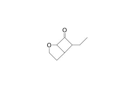 Gb-ethyl-bicyclo(3.2.0)heptan-7-one