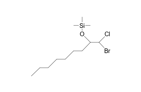 1-Bromo-1-chloro-2-trimethylsilyloxy-nonane