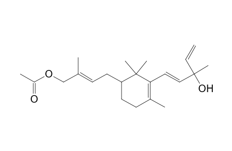 1,4-Pentadien-3-ol, 1-[5-[4-(acetyloxy)-3-methyl-2-butenyl]-2,6,6-trimethyl-1-cyclohexen-1-yl]-3-methyl-