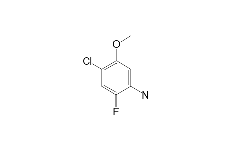 2-FLUORO-4-CHLORO-5-METHOXYANILINE