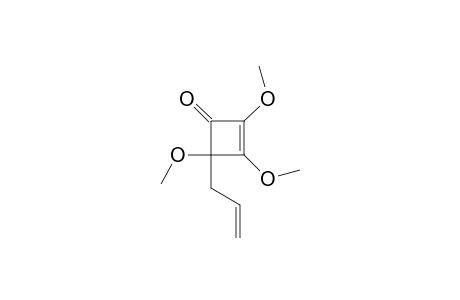 2,3,4-Trimethoxy-4-(2-propenyl)-2-cyclobuten-1-one