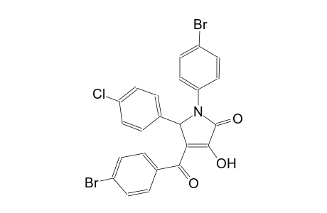 4-(4-bromobenzoyl)-1-(4-bromophenyl)-5-(4-chlorophenyl)-3-hydroxy-1,5-dihydro-2H-pyrrol-2-one