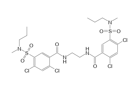 benzamide, 2,4-dichloro-N-[2-[[2,4-dichloro-5-[(methylpropylamino)sulfonyl]benzoyl]amino]ethyl]-5-[(methylpropylamino)sulfonyl]-