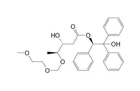 (1'R,3R,4S)-3-Hydroxy-4-[(2-methoxyethoxy)methoxy]pentanoic Acid 2'-Hydroxy-1',2',2'-triphenylethyl Ester