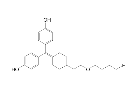 {4-[2'-(4"-Fluorobutoxy)ethyl]-[bis(p-hydroxyphenyl)methylene]cyclohexane