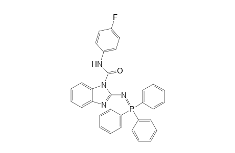 3-(4-Fluorophenylamido)-2-(triphenylphosphoranylidene)aminobenzimidazole