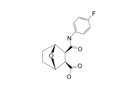 3-((4-FLUOROPHENYL)-CARBAMOYL)-7-OXABICYCLO-[2.2.1]-HEPTANE-2-CARBOXYLIC-ACID