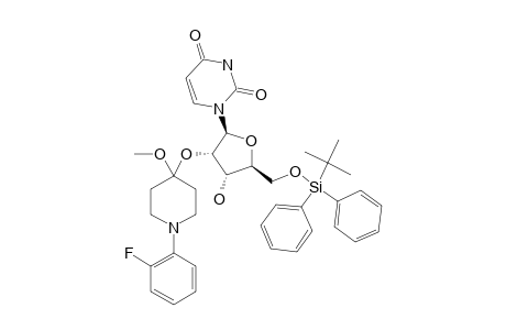 5'-O-(tert-BUTYL-DIPHENYLSILYL)-2'-O-[1-(2-FLUOROPHENYL)-4-METHOXY-PIPERIDIN-4-YL]-URIDINE