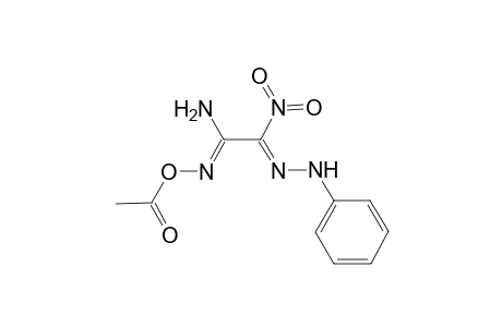 2-Nitro-2-phenylahydrazonoacetamide oxime acetate