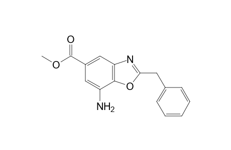 1,3-Benzoxazole-5-carboxylic acid, 7-amino-2-(phenylmethyl)-, methyl ester