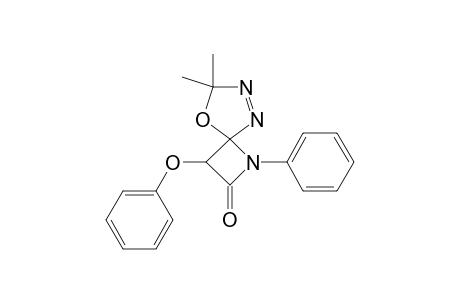 TRANS-1,7,8-TRIAZA-6,6-DIMETHYL-5-OXA-2-OXO-1-PHENYL-3-PHENOXYSPIRO-[3,4]-OCT-7-ENE