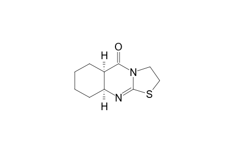 cis-(5aR,9aS)-2,3,5a,6,7,8,9,9a-octahydrothiazolo[2,3-b]quinazolin-5-one