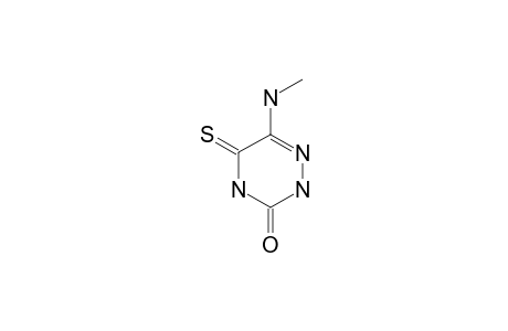6-METHYLAMINO-3-OXO-3,4-DIHYDRO-AS-TRIAZINE-5(2H)-THIONE