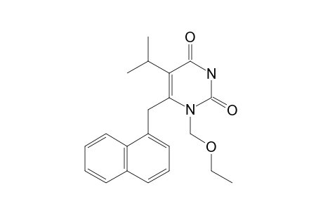 1-ETHOXYMETHYL-5-ISOPROPYL-6-(1-NAPHTHYLMETHYL)-URACIL