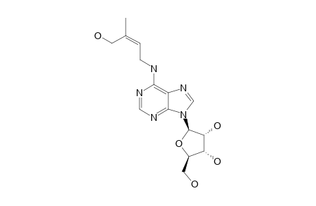 (2R,3R,4S,5R)-2-[6-[[(Z)-4-hydroxy-3-methyl-but-2-enyl]amino]purin-9-yl]-5-methylol-tetrahydrofuran-3,4-diol