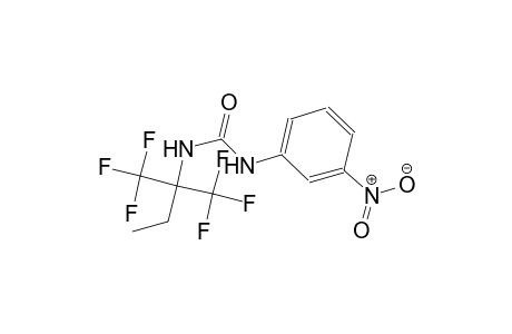 N-[1,1-bis(trifluoromethyl)propyl]-N'-(3-nitrophenyl)urea