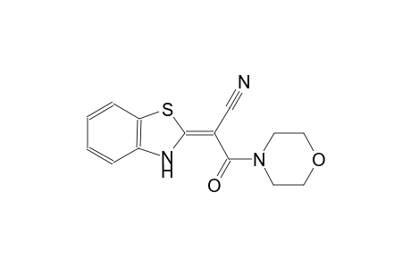 (2E)-2-(1,3-benzothiazol-2(3H)-ylidene)-3-(4-morpholinyl)-3-oxopropanenitrile