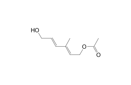 2,4-Hexadiene-1,6-diol, 3-methyl-, 1-acetate, (E,E)-