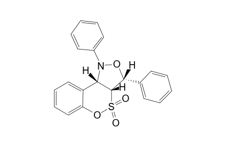 (3R,3aR,9bS)-1,3-Diphenyl-1,3,3a,9b-tetrahydro-2,5-dioxa-4-thia-1-aza-cyclopenta[a]naphthalene 4,4-dioxide