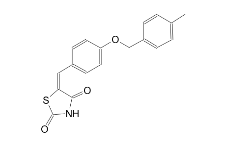(5E)-5-{4-[(4-methylbenzyl)oxy]benzylidene}-1,3-thiazolidine-2,4-dione