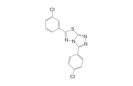 6-(3-chlorophenyl)-3-(4-chlorophenyl)[1,2,4]triazolo[3,4-b][1,3,4]thiadiazole