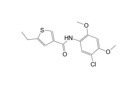 N-(5-chloro-2,4-dimethoxyphenyl)-5-ethyl-3-thiophenecarboxamide