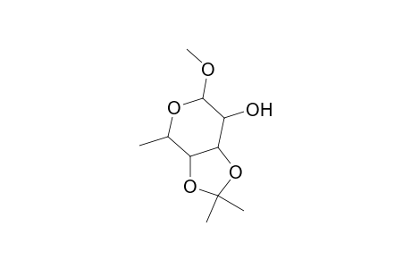 Methyl 3,4-o-isopropylidene-.beta.-d-fucopyranoside