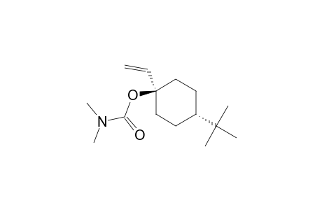 Carbamic acid, dimethyl-, 4-(1,1-dimethylethyl)-1-ethenylcyclohexyl ester, trans-