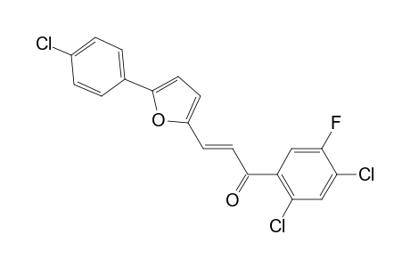 1-(2,4-Dichloro-5-fluorophenl)-3-[5-(p-chlorophenyl)-2-furyl)-2-propen-1-one