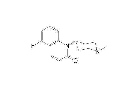 N-(3-Fluorophenyl)-N-(1-methylpiperidin-4-yl)prop-2-enamide