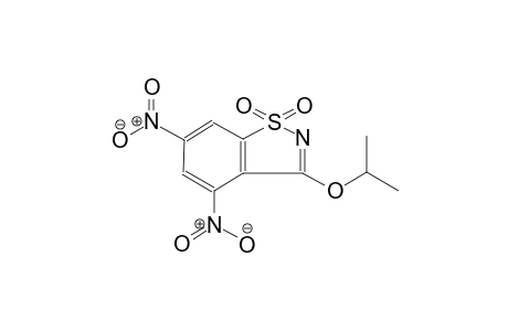 4,6-dinitro-1,1-dioxido-1,2-benzisothiazol-3-yl isopropyl ether