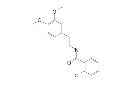 RIP-D;2-HYDROXY-N-[2-(3,4-DIMETHOXYPHENYL)-ETHYL]-BENZAMIDE