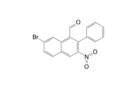 3-Nitro-7-bromo-2-phenyl-naphthalene-1-carbaldehyde
