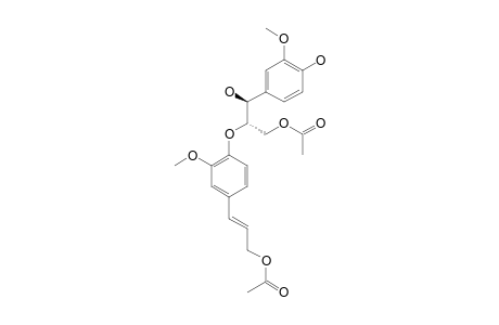 1-(4-HYDROXY-3-METHOXYPHENYL)-2-{4-[(E)-3-ACETOXYPROPEN-1-YL]-2-METHOXYPHENOXY}-PROPAN-1,3-DIOL-3-ACETATE