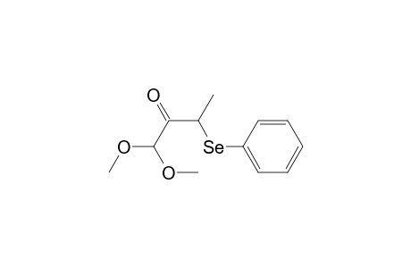 1,1-Dimethoxy-3-(phenylseleno)-2-butanone