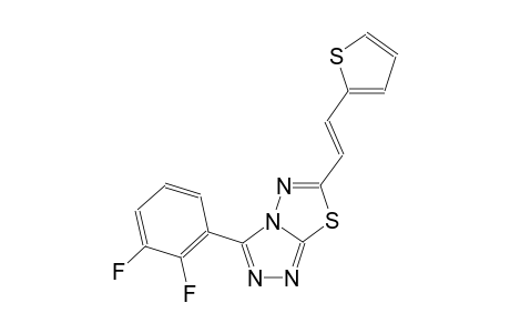[1,2,4]triazolo[3,4-b][1,3,4]thiadiazole, 3-(2,3-difluorophenyl)-6-[(E)-2-(2-thienyl)ethenyl]-