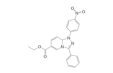 1-(4'-Nitrophenyl)-3-phenyl-6-(ethoxycarbonyl)-1,8a-dihydro[1,2,4]triazolo[4,3-a]pyridine