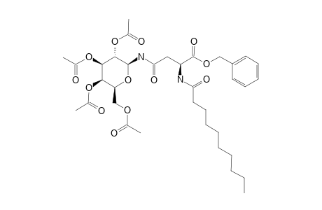 N(4)-(2,3,4,6-TETRA-O-ACETYL-B-D-GALACTOPYRANOSYL)-N(2)-DECANOYL-L-ASPARAGINE-BENZYLESTER